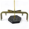 LIUCHUCHU Chiusura per Borsa Clic Clac 1/2/5 Pz 20 cm Borsa in Metallo Maniglia Borsa Telaio Quadrato Liscio Bacio Chiusura Vite Bocca Staffa in Oro Borse Accessori(Brass,20cm-1Pc)