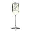 polar-effekt Bicchiere da champagne con incisione unica - Per spumante, champagne e prosecco - Idea regalo personalizzata
