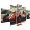 islandburner Quadro su tela Gara storica a Monaco 1959 con una vecchia macchina da corsa Immagini Poster
