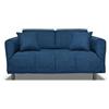 Nuvole di Sonno - Divano Letto Levis trasformabile in Letto con Materasso Comfort, Design Moderno Salvaspazio, Rivestimento Sfoderabile, 2 Cuscini in Omaggio, Made in Italy