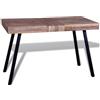 vidaXL Tavolo in Legno di Recupero di Teak