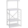vidaXL Armadio per Microonde Bianco 60x39,6x123 cm in Truciolato