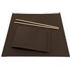 ZStyle Set Tele di Ricambio Sedili per Sedie Sedia Regista Capri Playa San Remo Tela Sedile in Tessuto Coprisedia Copertura per Seduta e Schienale (Brown, 1)
