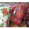GDS HOME Set 2 Cuscini coprisedia per sedie Cucina Natale con fettucce 40 x 40 cm