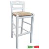 giaquinto SGABELLO BAR SED. PAGLIA C/SCHIEN.BIANCO SNACK