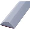 ZLYJQAQ Barriera Doccia Ferma Acqua Walk in,Striscia Barriera Doccia Autoadesiva in Silicone per Soglia Acqua,Barriera Ferma Acqua per Box Doccia,Bordo per Piatto Doccia a Pavimento (130cm,Grigio)