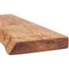 MoonTree Mensola rustica da parete, bordo vivace, 70 cm x 22 cm x 4,4 cm, effetto rovere scuro