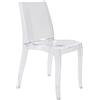 GBSHOP Sedia da Interni Trasparente in policarbonato Design