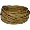AYYDS Materiale intrecciato, 8 mm, in rattan sintetico, impermeabile, in polietilene intrecciato, rotolo da 500 g = 70 m, per lavori a maglia, rattan fatto a mano (piatto, legno scuro)