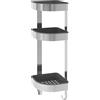 IKEA BROGRUND - Mensola angolare da parete, 19 x 58 cm, in acciaio inox