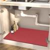 Z·Bling Tappetino SottoLavello Cucina 50x80cm,Super Assorbente e Asciugatura Rapida Tappetini Sotto Lavello Cucina,Tappetino di Protezione SottoLavello con Retro in Gomma Antiscivolo,Antimacchia(rosso)