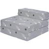 Ready Steady Bed Divano Letto per Bambini Pieghevole | Poltrona Letto Singola per Bambini Resistente all'Acqua | Arredo Comodo per Bambini per Soggiorno, Stanza dei Giochi (Stelle cadenti)