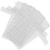 Hohopeti 4pezzi Fogli di Rete per Borse Uncinetto in Plastica Bianca per DIY, per Realizzare Fodera e Ricami, Accessori per Creare Borse Fatte a Mano