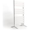 CREATE / Warm Towel 500 W/Portasciugamani Elettrico Bianco con Gambe / 103 x 55 cm/Portasciugamani Elettrico a Basso consumo, Ultra Sottile, termostato