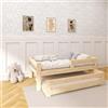 Need Sleep letto singolo con letto estraibile per bambini 160x80/140x70