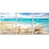 DTKY Quadri su Tela Stampe su Canvas Stella di Mare Conchiglia Spiaggia Decorazione da Parete 3 Pezzi+per la Decorazione del Soggiorno, Personalizzabili 50x70cm(Senza Cornice)