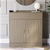 Vida Designs Dalby Scarpiera Moderna con 2 Ante e 1 Cassetto, per Corridoio, Porta Scarpe, Credenza in Legno, Rovere, Quercia, 2 Door 1 Drawer