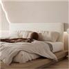 YUEZHONG Copritestata Letto In Velluto Elasticizzato, Copritestata Letto In Velluto Morbido For Letto Matrimoniale, King Size, For Testiera Imbottita(Cream,180x80cm/71x31.5in)