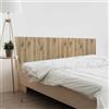 DHOME Testata in legno riciclato MDF Pallet Style letto verticale Pallet Raccordi inclusi (180cm Doppio, Legno Cambriano)