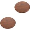 Warmhm 2 Pezzi Sgabello In Legno Massello Cerchio Sedia Sgabelli Kit Sgabello Sedile Di Ricambio Sedile Di Ricambio Da Bar Di Riparazione e In Legno