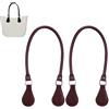 Generico Sostituzione Manici per Borsa da Spiaggia, Manici per o Bag Lunghi, per Classic O Bag Manici Lunghi Ricambio Maniglia Corda, Manici per Borse Uncinetto, Accessori per Fai da Te Donna (Marrone)