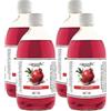 Generic Camomilla Torino - Fei Fan Diffusore Ambiente 26 Fragranze Naturali e Intense ad Alto Concentrato di Essenza - Made in Italy Formato Ricarica da 500ml - 4 Flaconi (Melograno)
