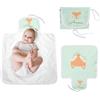 Wanapix | Fasciatoio Portatile per Bambini Personalizzato | Impermeabile | Materassino XL Pieghevole | Cambia Pannolini | Neonato | Volpe