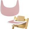 LLHQAMT Tovaglietta per seggiolone, resistente, in silicone, pulita e igienica, per accessori per seggiolone Tripp Trapp, adatta per vassoio seggiolone per Tripp Trapp (rosa)