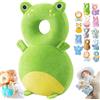 Syeefula Wonder Baby Head Protector, Wonderbaby Head Protector, Baby Head Protector Backpack, Baby Backpack Head Protection Pillow, Baby Fall Back Head Protector for Baby Walking (Frog)