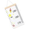 Generic Grafico di crescita 'altezza del bambino | Tabella da parete rimovibile 'altezza del bambino, riutilizzabile con cordino decorativo per strumento genitoriale, casa, famiglia, stanza dei giochi