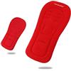 Wonder Kids Coprisedili impermeabili per passeggini e passeggini per neonati, imbottiture per carrozzine, tappetini per carrozzine e passeggini, universale, double-face, colore: rosso 78 x 32