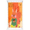 Odot Lenzuolo con Angoli per Lettino e Culla Standard, Coprimaterasso con Stampa Scoiattolo Autunnale in Microfibra Morbido e Traspirante, per Bambino/Neonato/Singolo (Foglia di Acero,80x160cm)