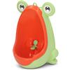 Tonysa Orinatoio per Bambini, Orinatoio Portatile per Allenamento del Vasino, Carino Rana per Ragazzi Toilet per Bambini WC Montato a Parete per Bambino in Piedi Orinatoio (Giallo)