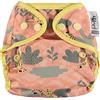 Close Parent - Copertura per pannolino impermeabile ecologica in rosa con ghepardo regolabile con bottoni automatici per neonati e bambini, adatta per pannolini piatti e aderenti