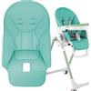 Xiixuuj Cuscino per seggiolone, per sala da pranzo, per bambini, in pelle PU, rivestimento di ricambio per Peg-Perego Siesta Zero3 Baoneo Kosmic Ja-né
