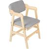 HUOLE Sedia Evolutiva con Barra Frontale e Cuscino Seggiolone - Seggiolone Evolutivo 2 in 1, Altezza Regolabile, dai 6 Mesi fino ai 70 kg, con Poggiapiedi, Robusto ed Ergonomico (48 * 46 * 78cm-Grigio)