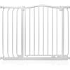 Safetots Cancelletto di Sicurezza con Parte Superiore Incurvata, 89cm - 98cm, Bianco Opaco, Montaggio a Pressione, Cancelletto per Bambini per Porte, Corridoi e Spazi Stretti, Barriera di Sicurezza