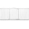 Safetots Cancelletto di Sicurezza con Parte Superiore Incurvata, 170cm - 179cm, Bianco Opaco, Montaggio a Pressione, Cancelletto per Bambini per Porte, Corridoi e Spazi Stretti, Barriera di Sicurezza