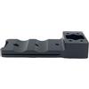 Yjcnelcr Supporto per obiettivo leggero per 500 mm F4 OS HSM Sport Lens Base di supporto e viti in acciaio inox nero Aviation collare in alluminio