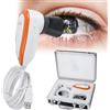 ELIKBH Rilevatori oculari, fotocamera per iridologia oculare da 5,0 MP per computer, fotocamera per analisi oculare, lente oculare diagnostica 30x 2560 * 1920 per optometristi