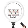 Asixxsix Anello Luminoso a LED da 18 Pollici, Kit di Luci Video a LED da 3200K-5500K con Telecomando e Supporto per Telefono, Illuminazione Continua da Studio per Fotografia e