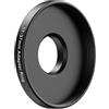 Septoolshop Anello adattatore per microscopio in alluminio (da 37 mm a 17 mm) per fotografia macro per smartphone, teleobiettivo mobile 20-60X