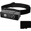 Hangsu Fotocamera leggera con video 1080p e luce a LED per ciclismo, uso notturno, fari sportivi, sensori CMOS
