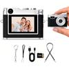 Tizycod Mini videocamera portatile con portachiavi, 1,080p, HD, retrò, con schermo da 0,96, regalo creativo per adolescenti e principianti, regalo di compleanno per adolescenti, moglie o marito, colore: nero