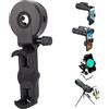 Annadue Adattatore Universale per Telescopio per Smartphone Supporto per Telefono per Binocoli Microscopi Monoculari con Supporto Regolabile Oculare 26/49 Mm Larghezza Telefono 60