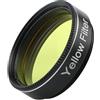 Generic Accessori per telescopi Accessori for telescopio astronomico arancione viola giallo blu rosso verde da 1,25 pollici(Yellow)