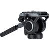 Generico camera tripod, Pacchetto monopiede in fibra di carbonio con testa fluida video con blocco a pedale, 186 cm, 3 in 1, for fotocamera DSLR(Fluid Head)