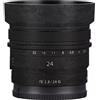 JERXTTON Pellicola protettiva adesiva per obiettivo della fotocamera Sony FE 24 mm F2.8 G Body Protector Decal Skin FE 2.8/24 G 24 2.8 (Mamba Black)