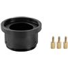 Generic Accessori per telescopi M42/M48 a 1,25 pollici Tripla vite Manicotto centrale Scope Accessori for telescopi astronomici Oculare per telescopio(M42)