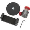 KIMISS Staffa per Angolo di Ripresa Regolabile con Supporto Magnetico per Fotocamera Ptz con Clip per Telefono con Testa a Sfera per la Fotografia